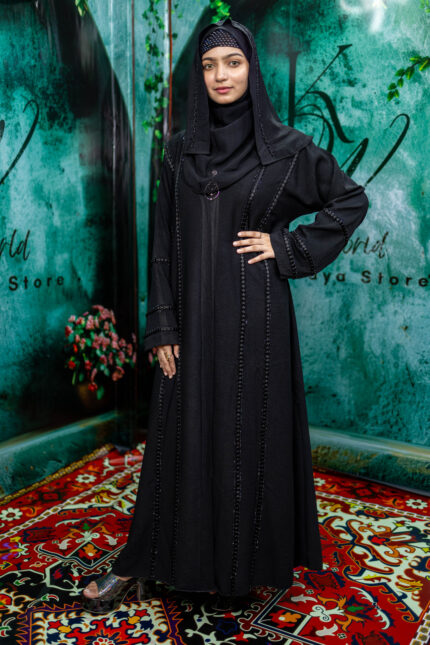 Elegant Rukhsar Burqa With Handwork