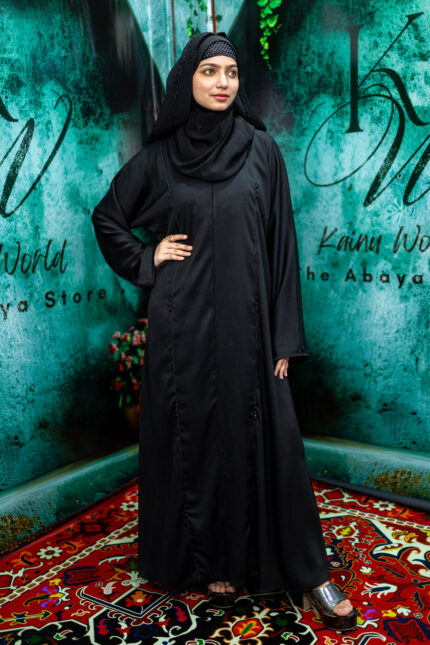 Beautiful Minimal Handwork Burqa